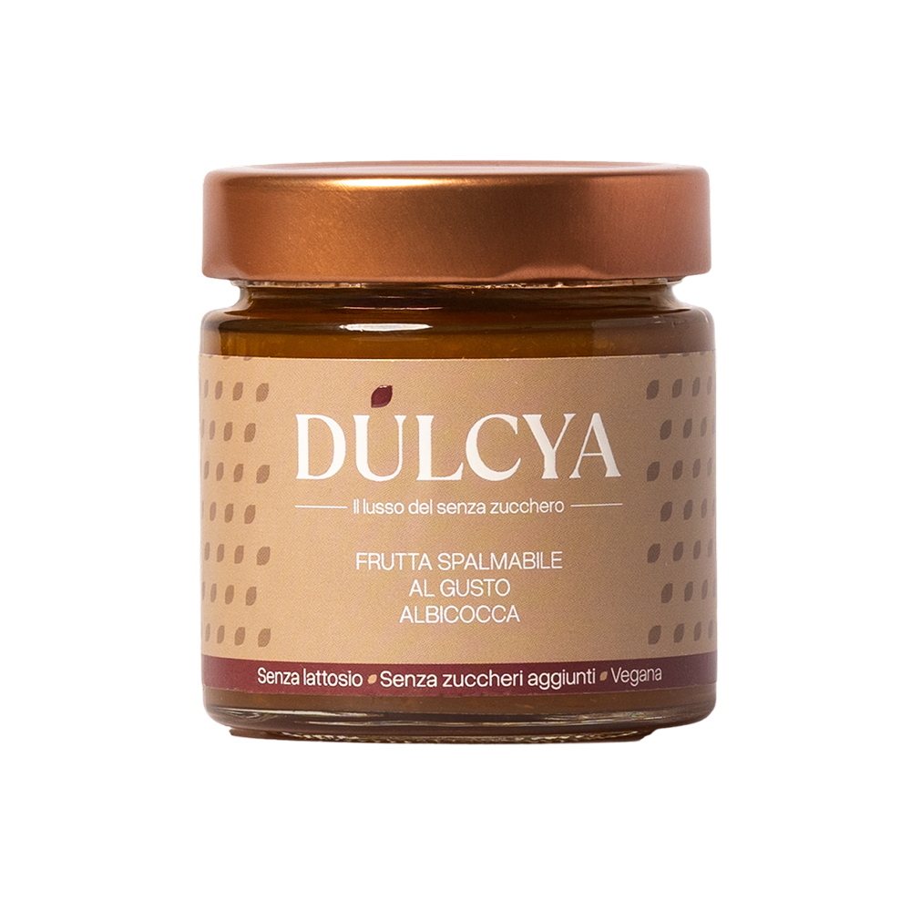 Apricot-flavoured fruit spread with natural sweeteners