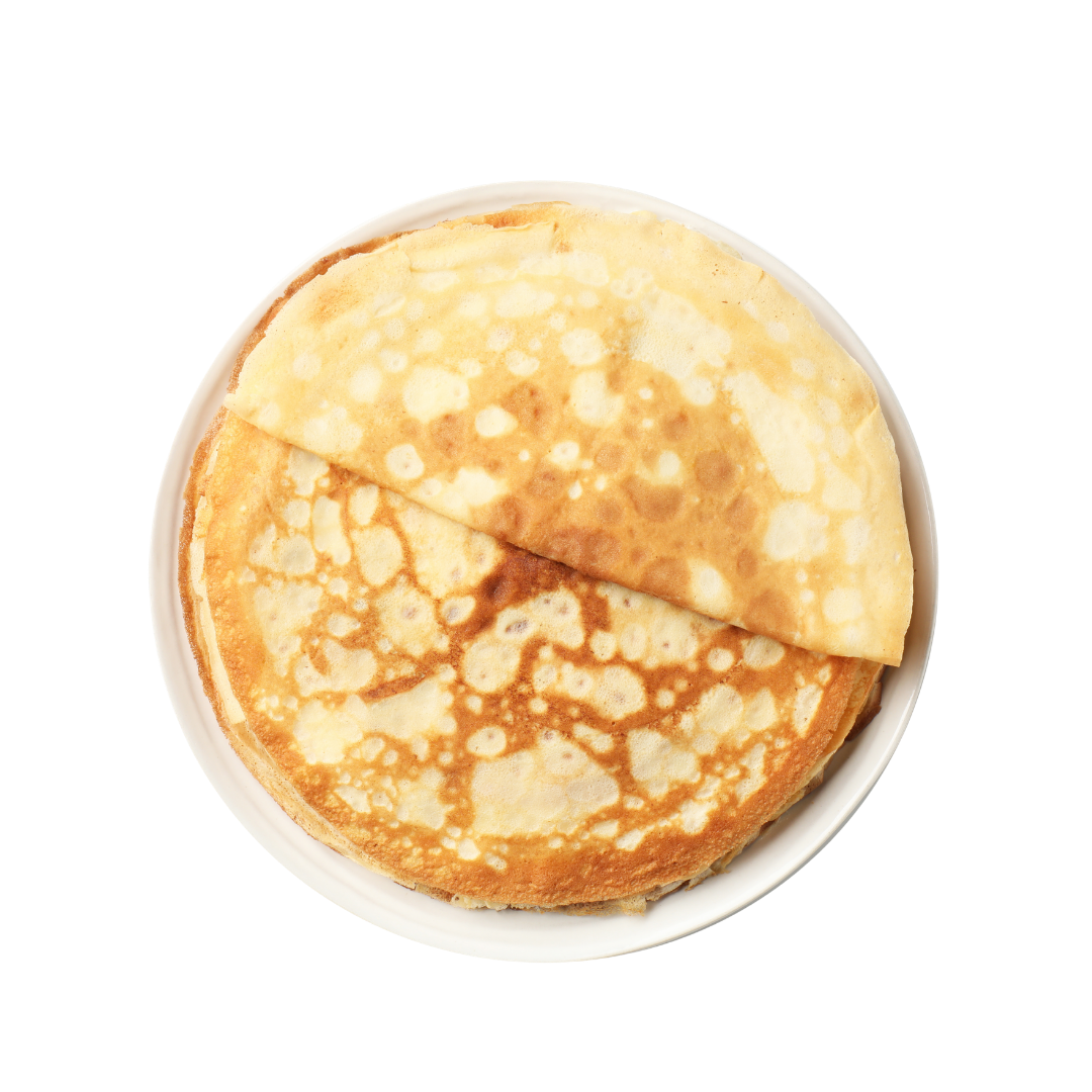 Crepes with no added sugar